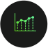 Quantk growth midia icon